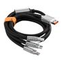 100W 3-IN-1 USB Fast Charging Cable With Type-c/micro/lightning
