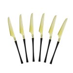 Designer Knife Plastic Black & Gold 1X12