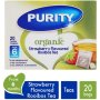 Purity Organic Strawberry Flavoured Rooibos Tea 20 Tea Bags