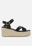 Madison Libby Espadrille Wedge - Black