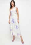 Asymmetric Bow Detail Maxi Dress - Multi