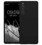 Sony Xperia 10 V Premium Soft Flexible Tpu Case Matte Black