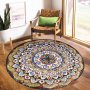 160CM Round Branded 3D Printed Area Rug Lightweight - RM35