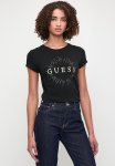 Guess Short Sleeve Sparkle Tee - Jet Black