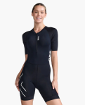Women's Core Sleeveless Trisuit - Black white Xlarge