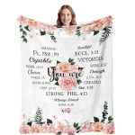 Kituzol Christian Gifts For Women Religious Gifts Catholic Gifts Inspirational Gifts God Christmas Spiritual Gifts Blanket 50"X