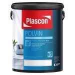 Polvin Interior Exterior For Wall & Ceilings Super Acrylic Pale Cream 5L