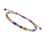 Adjustable Natural Gemstone Chakra Bracelet