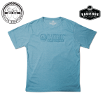 Mens Plein Bos Emboss T-Shirt - Lagoon - 5XL