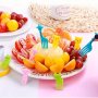 30PCS Adorable Animal Dessert Forks Set - MINI Plastic Bento Picks & Toothpicks For Lunch Boxes Assorted Designs