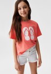 T-Shirt Sandals - Coral