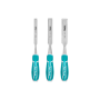 Total Tools Wood Chisel Set 3 Pieces