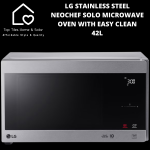 LG Stainless Steel Neochef Solo Microwave Oven With Easy Clean - 42L