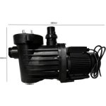 Aqua S 1.1KW Swimming Pool Pump Sand Filter Pump Black