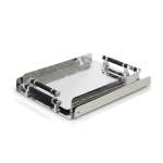 2 Piece Metal Tray Set Silver