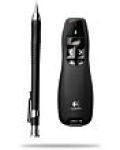 Logitech Wireless Presenter R400 Red Laser Pointer Up To 15 Metre 2.4GHZ Range Storable Plug And Play Wireless USB Receiver