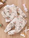 Floral Ruffle Active Wear