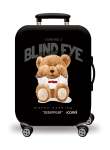 Printed Luggage Protector - Turn A Blind Eye - XL