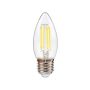- LED 4W Candle Clear Filament E27 3000K