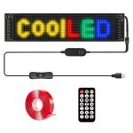 LED Matrix Customizable Panel 132 160LED Display Screen-car WINDOWS-20X78CM