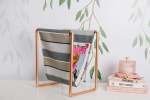 Material Magazine Holder - Striped Material