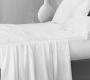 Polycotton 144 Thread Count Flat SHEET - White - Queen/king 270 X 250CM