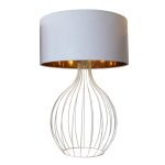 Ally Table Lamp - Light Grey Ferrotex