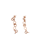 Bubble Drop 18CT Rose Gold Earrings - Rose Gold