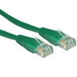 CAT6 20CM Patch Cord Green