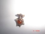 Amber Star .925 Sterling Silver Pendant STSP25