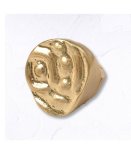 Textured Flat Ring - Gold Free