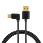 Cablecreation USB A To USB C Cable 6FT Angle 3A USB C To USB A Cable 90 Degree Type USB C Charger Cable Compatible