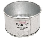 Galvanized Baking Pan 4& Round H:5CM