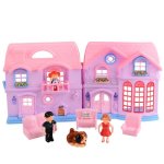 TIME2PLAY Family Doll House Play Set