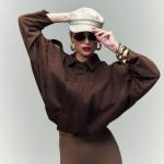 Brown Suede Scuba Bomber