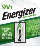 Energizer Rechargeable 9V Battery Nimh 175 Mah