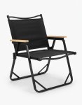 Portable Folding Camping Chair Heavy Duty Outdoor Directors Chair With Armrests