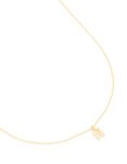 Goldair Gold Plated Cubic Zirconia Letter N Necklace