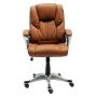 Focus - Charlie Executive Office Chair - Brown