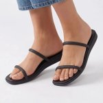 Crocs Miami 2 Strap Sandals - Black - 9
