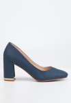 Kiara 1 Court Block Heel - Navy