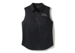 Womens Essential Bling Button Front Tank