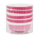 Pink Circle Cupcake Casing Pvc Pack Of 80