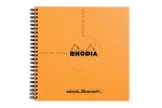 Rhodia Wirebound Notebook Orange – 21CM X 21CM – Dot Grid