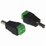 Acconet. Dc Power Plug With Screw Terminals. 5.5MM Jack - Male Type-ct-dc-st