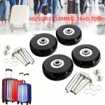 Durable And Flexible Replacement Wheels For Travel Luggage Suitable Easy Install Wheels For Suitcase & Luggage