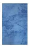 Smte Quality Fluffy Rabbit Skin Warm soft Rug Carpet 1.6M X 2.3M Blue With Keychain