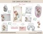 Cot Duvet Bedding Girly Giraffe Leaf Cuteness Set