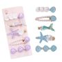 Hair Clips For Girls 10 Piece Sequins Snap Hair Clips Transparent Shiny