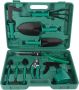 10-PIECE Garden Tool Set With Storage Case